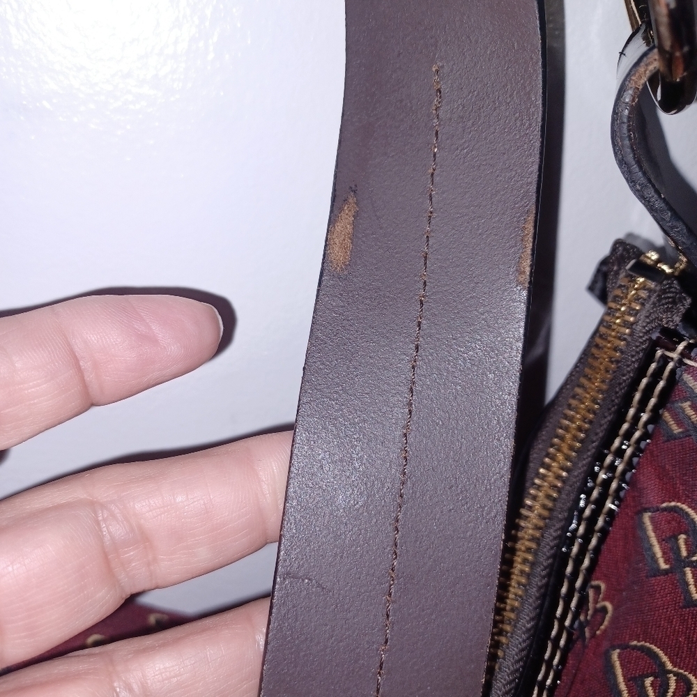 Dooney & Bourke - Used-  Full Size Canvas Purse - Picture 9 of 16